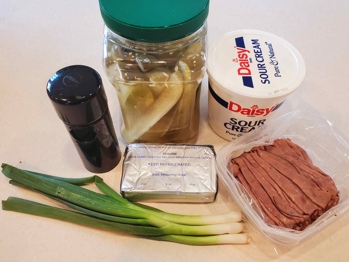 Dried Beef & Dill Pickle Dip – Dad's Cookin'